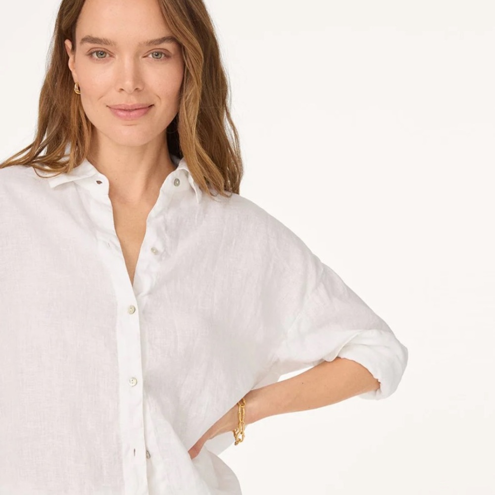 Elegant White Button Down Shirt for Women